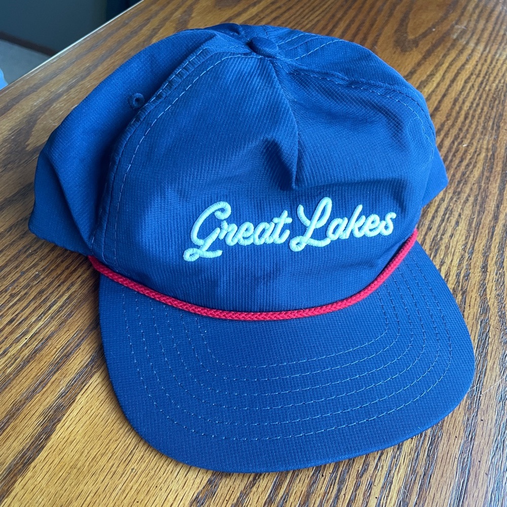 Great Lakes Navy Captains Boat Hat NWOT